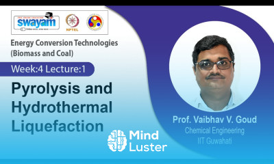 Lec 18 Pyrolysis and Hydrothermal Liquefaction