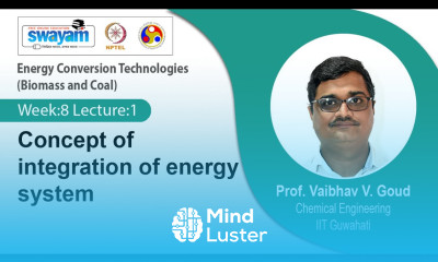 Lec 30 Concept of integration of energy system