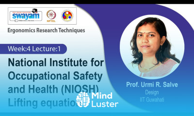 Lec 14 National Institute for Occupational Safety and Health NIOSH Lifting equation