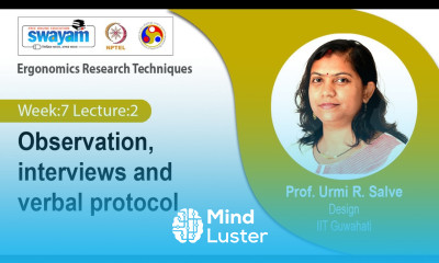 Lec 24 Observation interviews and verbal protocol