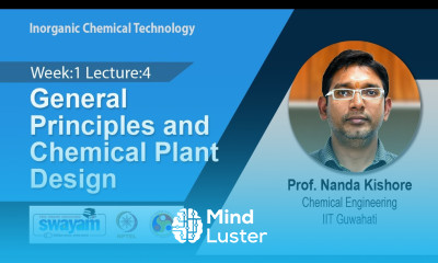 Lec 4 General Principles and Chemical Plant Design