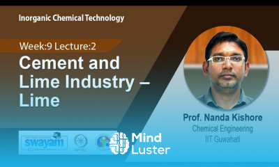 Lec 26 Cement and Lime Industry – Lime