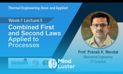 Lec 5 Combined First and Second Laws Applied to Processes