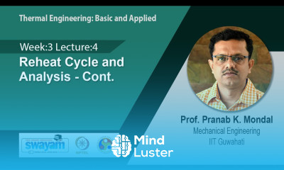 Lec 14 Reheat Cycle and Analysis Cont