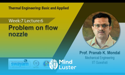 Lec 34 Problem on flow nozzle