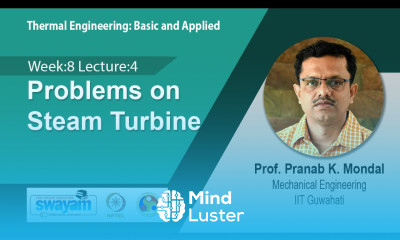 Lec 39 Problems on Steam Turbine