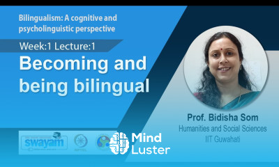 Lec 1 Becoming and being bilingual