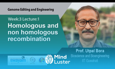 Lec 6 Homologous and non homologous recombination