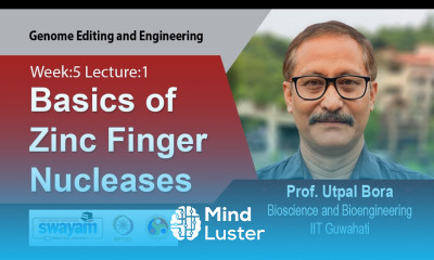 Lec 10 Basics of Zinc Finger Nucleases