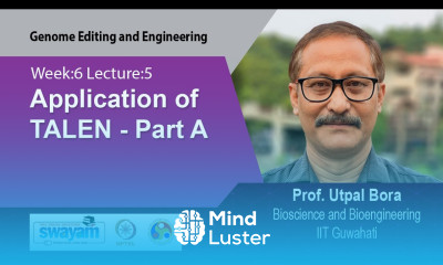 Lec 18 Application of TALEN Part A