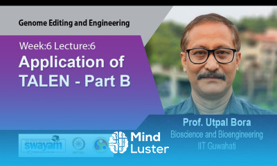 Lec 19 Application of TALEN Part B