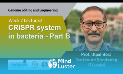 Lec 21 CRISPR system in bacteria Part B