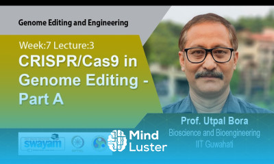 Lec 22 CRISPR Cas9 in Genome Editing Part A