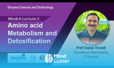 Lec 30 Amino acid Metabolism and Detoxification