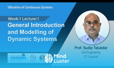 Lec 1 General Introduction and Modelling of Dynamic Systems