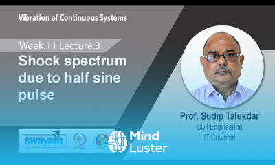 Lec 35 Shock spectrum due to half sine pulse
