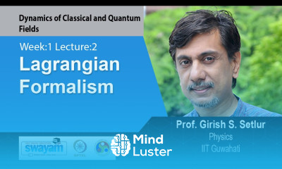 Lec 2 Lagrangian Formalism