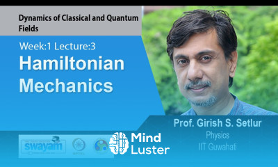 Lec 3 Hamiltonian Mechanics