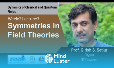 Lec 8 Symmetries in Field Theories