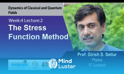 Lec 15 The Stress Function Method
