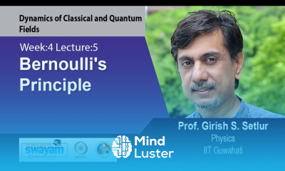 Lec 18 Bernoulli s Principle