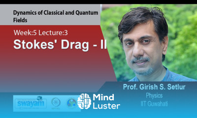 Lec 21 Stokes Drag II