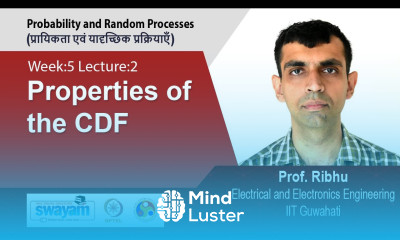 Lec 31 Properties of the CDF