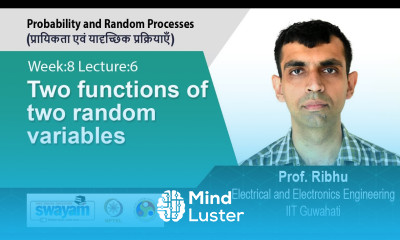Learn Lec 64 Two functions of two random variables - Mind Luster
