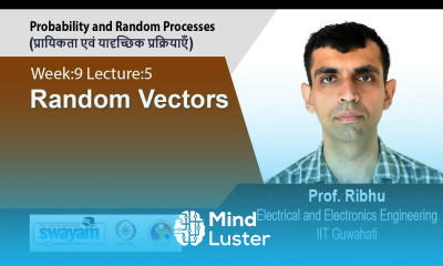 Learn Lec 70 Random Vectors - Mind Luster