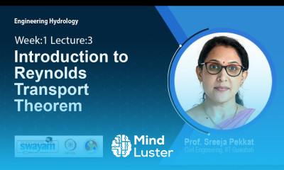 Lec 3 Introduction to Reynolds Transport Theorem