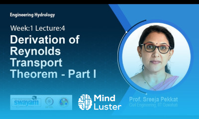 Lec 4 Derivation of Reynolds Transport Theorem Part I