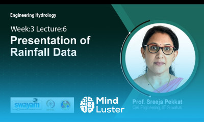 Lec 20 Presentation of Rainfall Data