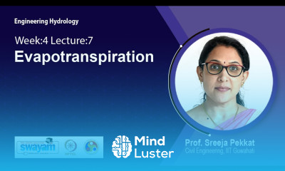 Lec 29 Evapotranspiration