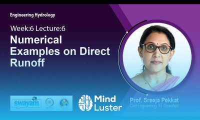 Learn Lec 45 Numerical Examples on Direct Runoff - Mind Luster