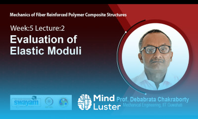 Lec 11 Evaluation of Elastic Moduli