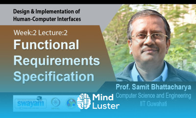 Lec 7 Functional Requirements Specification