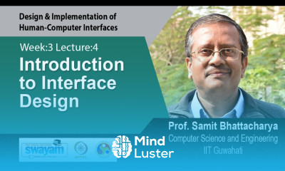 Lec 12 Introduction to Interface Design