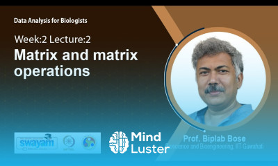 Lec 9 Matrix and matrix operations