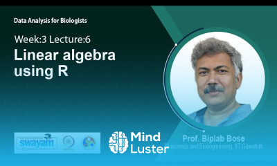 Lec 19 Linear algebra using R
