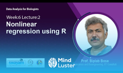 Lec 33 Nonlinear regression using R