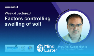 Lec 13 Factors controlling swelling of soil