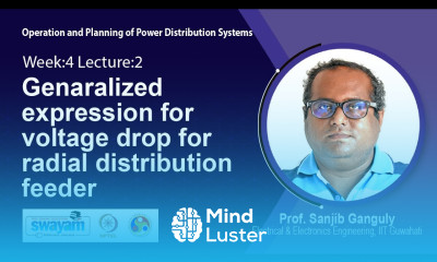 Lec 11 Genaralized expression for voltage drop for radial distribution feeder