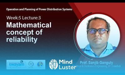 Lec 15 Mathematical concept of reliability