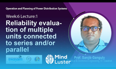 Lec 16 Reliability evaluation of multiple units connected to series and or parallel