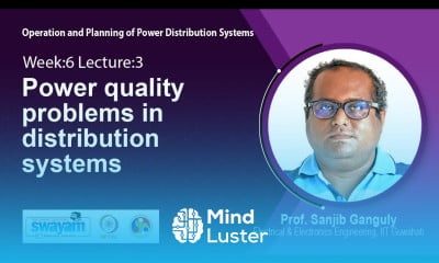Lec 18 Power quality problems in distribution systems