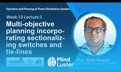 Lec 28 Multi objective planning incorporating sectionalizing switches and tie lines