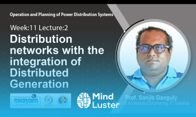 Lec 30 Distribution networks with the integration of Distributed Generation