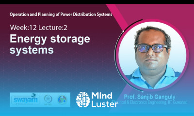 Lec 33 Energy storage systems