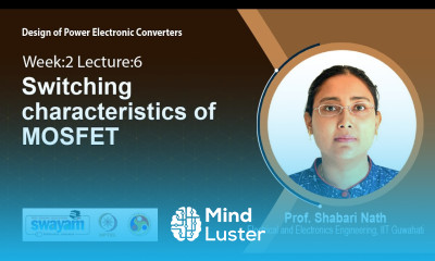 Lec 14 Switching characteristics of MOSFET