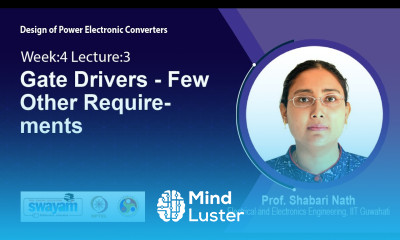 Lec 29 Gate Drivers Few Other Requirements